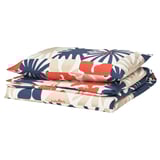 HYLSNEJLIKA Duvet cover and pillowcase, multicolour, 150x200/50x80 cm