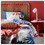 HYLSNEJLIKA Duvet cover and pillowcase, multicolour, 150x200/50x80 cm