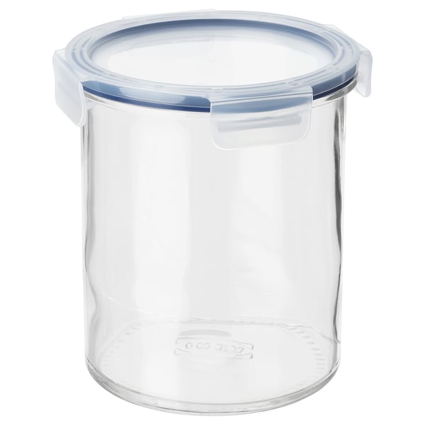 IKEA 365+ Jar with lid, glass/plastic, 1.7 l