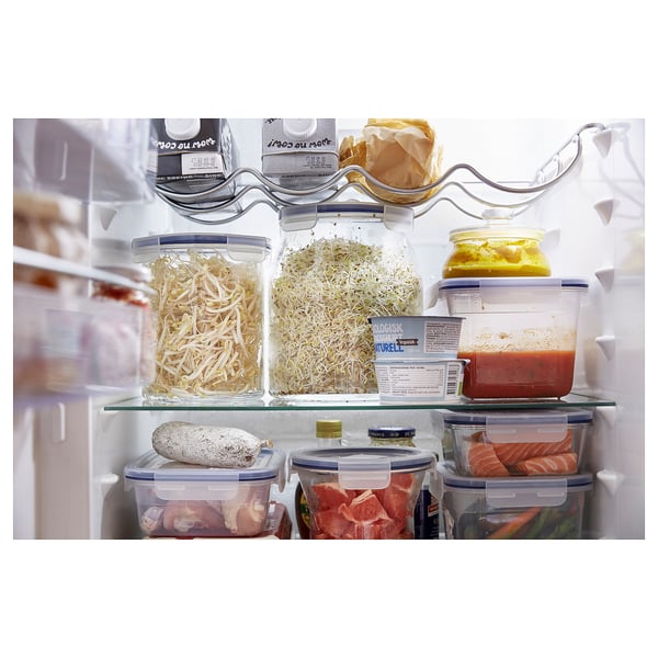 IKEA 365+ Jar with lid, glass/plastic, 1.7 l