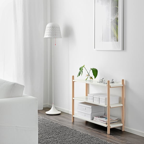 Ikea Ps 17 Shelving Unit Beech White 90x74 Cm Ikea