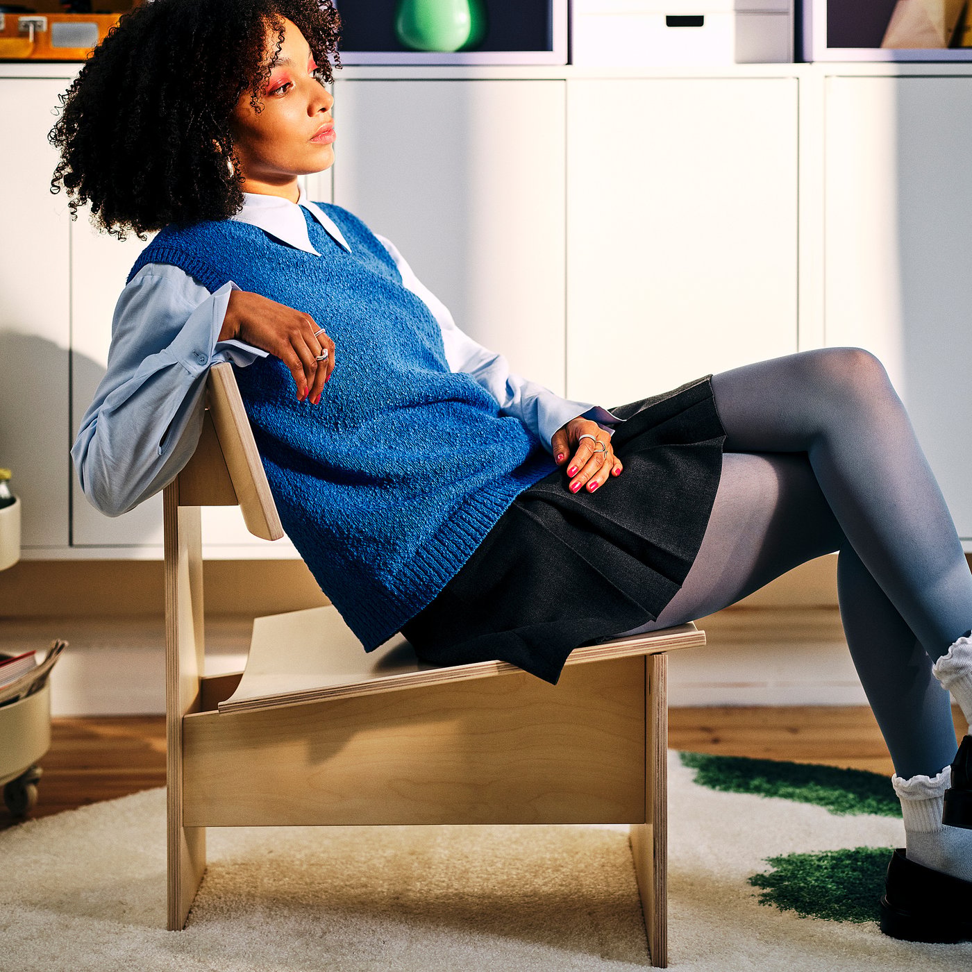 IKEA PS 2026 easy chair, birch - IKEA