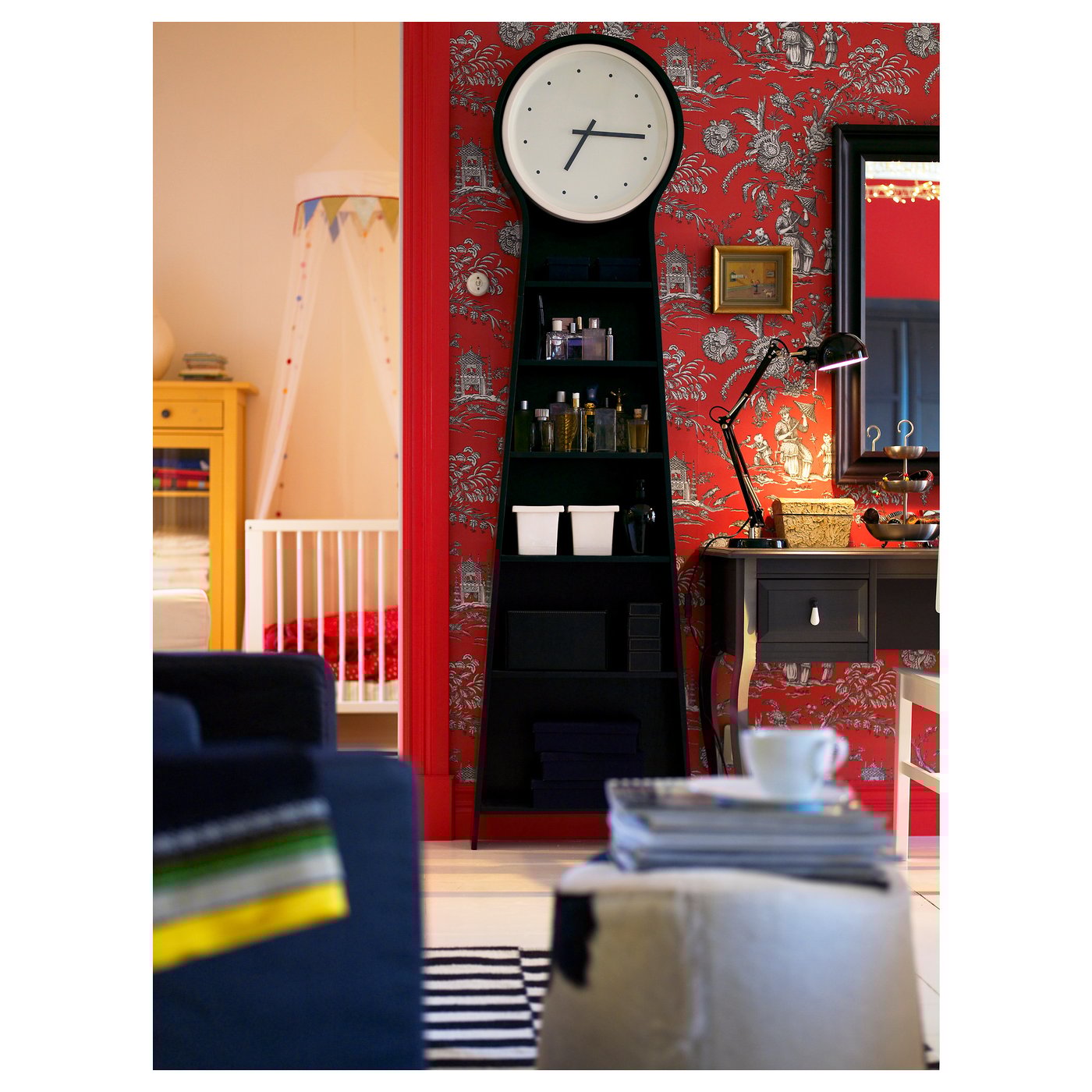 IKEA PS PENDEL Floor clock black IKEA