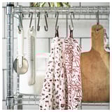 INAMARIA Tea towel, patterned red/pink, 45x60 cm