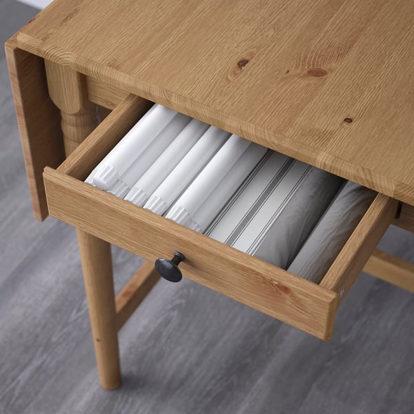 INGATORP Drop-leaf table - antique stain - IKEA