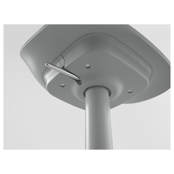 JANINGE Bar stool, grey, 76 cm