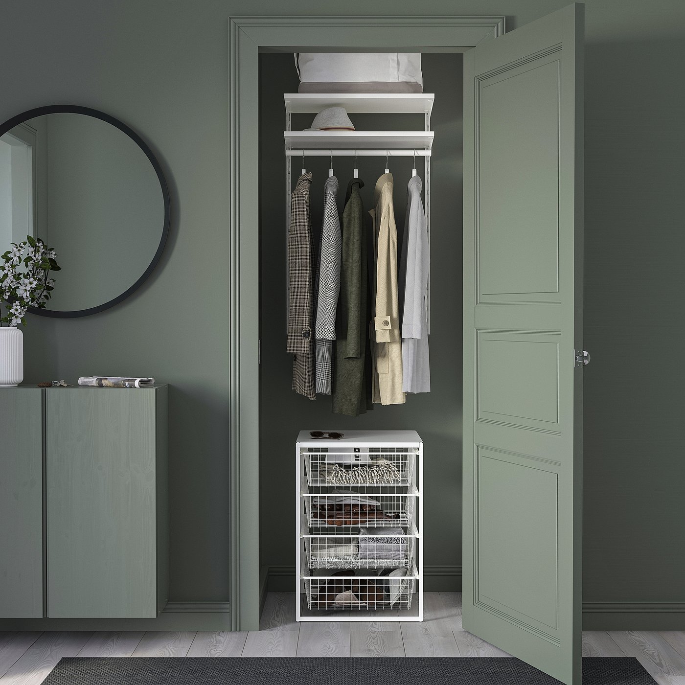 JONAXEL storage combination, white, 50x51x70 cm - IKEA