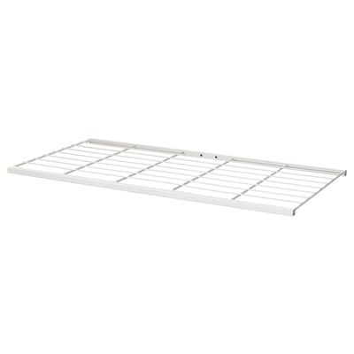 JOSTEIN Shelf, wire/in/outdoor white, 77x40 cm