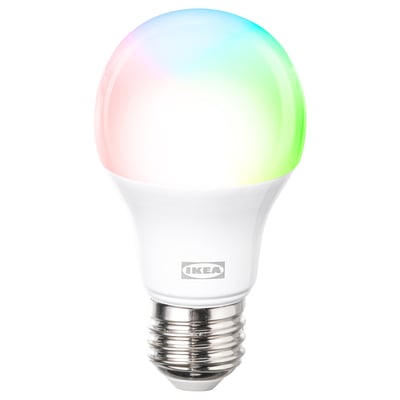 KAJPLATS LED bulb E26 1055 lumen, smart colour and white spectrum/globe opal white
