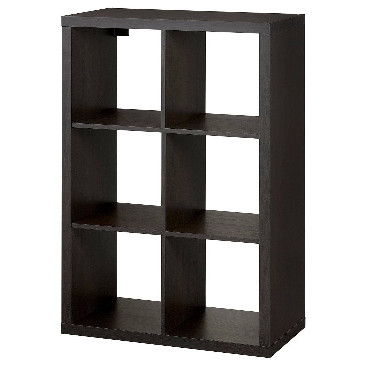 KALLAX shelving unit, black-brown, 77x112 cm - IKEA