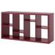 KALLAX Shelving unit, brown-red, 147x39x77 cm