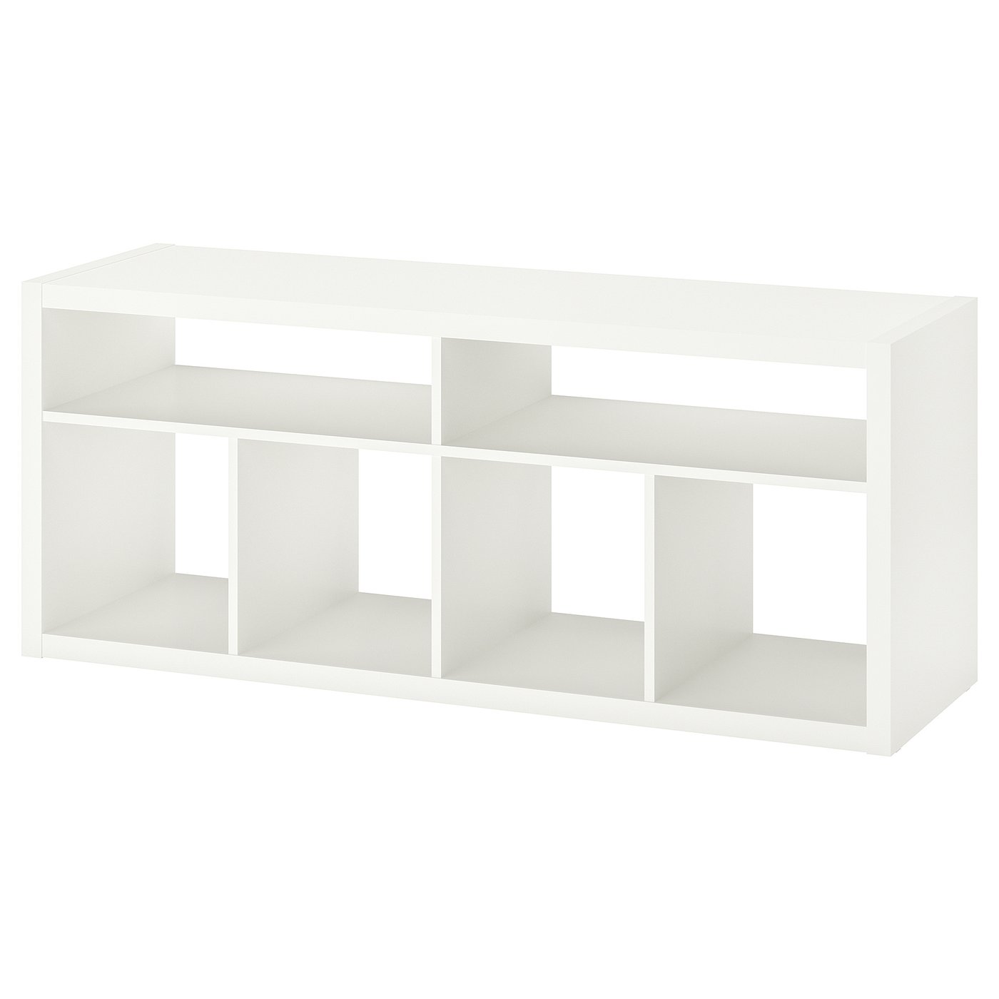 IKEA ホワイト オープンシェルフ 収納棚 テレビ台 KALLAX TV bench, white, 147x60 cm - IKEA
