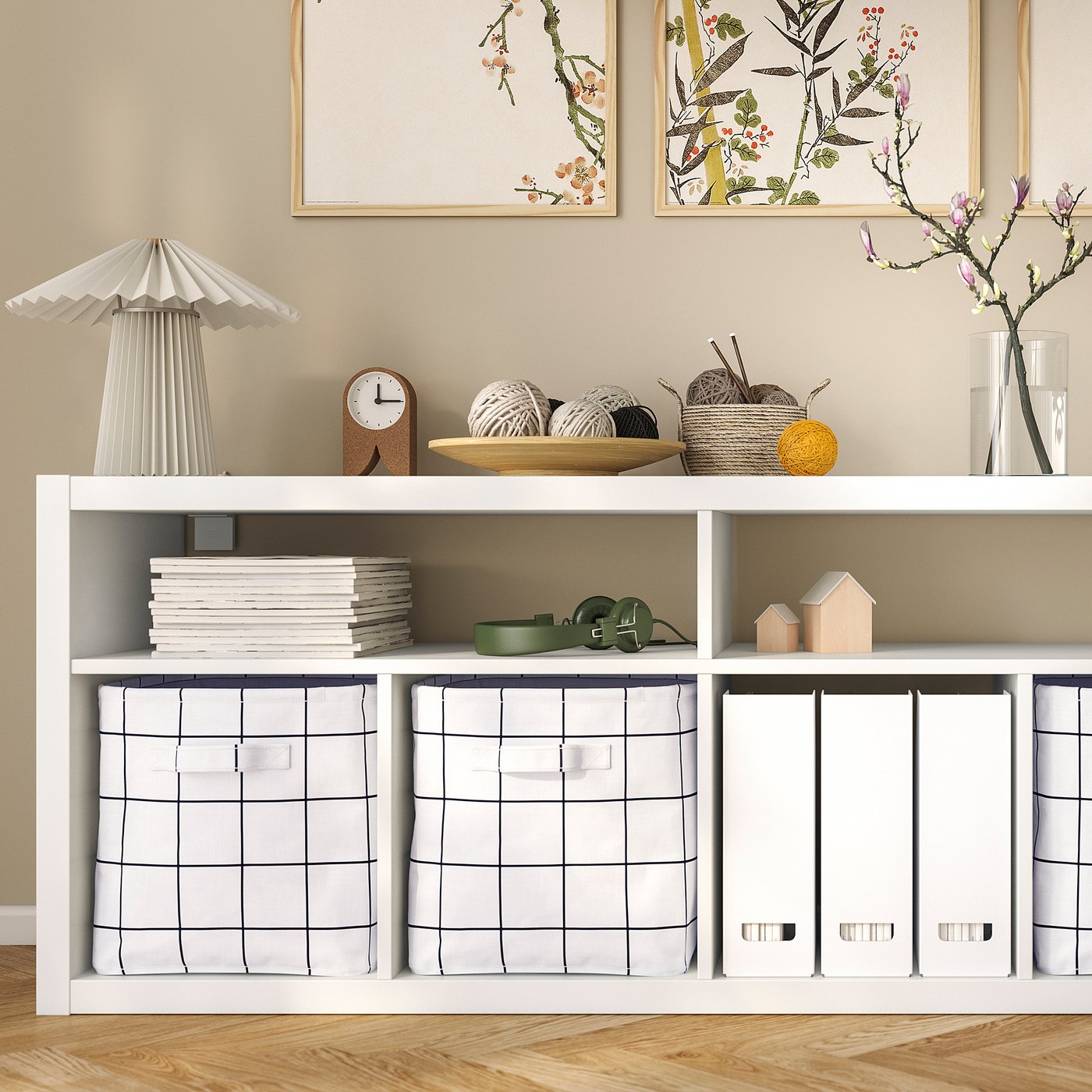 KALLAX TV bench, white, 147x60 cm - IKEA