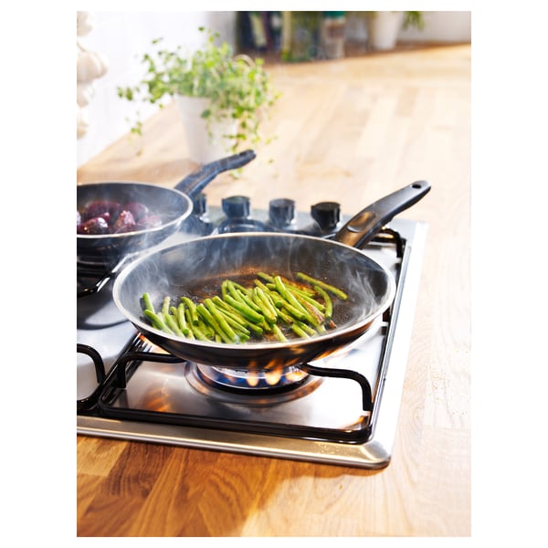 KAVALKAD Frying pan, set of 2, black