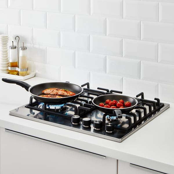 KAVALKAD Frying pan, set of 2, black