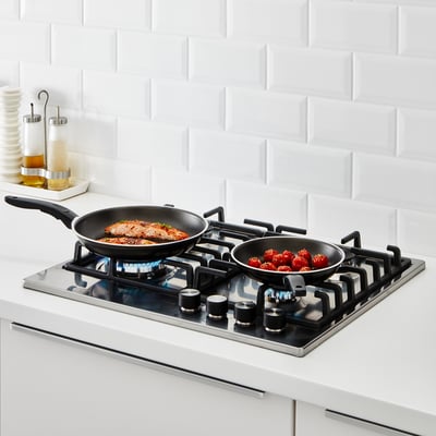 KAVALKAD Frying pan, set of 2, black