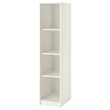 KLEPPSTAD Open wardrobe, white, 39x176 cm