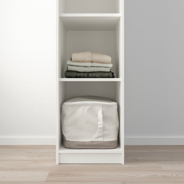 KLEPPSTAD Open wardrobe, white, 39x176 cm