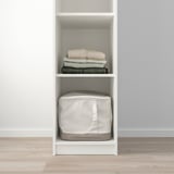 KLEPPSTAD Open wardrobe, white, 39x176 cm