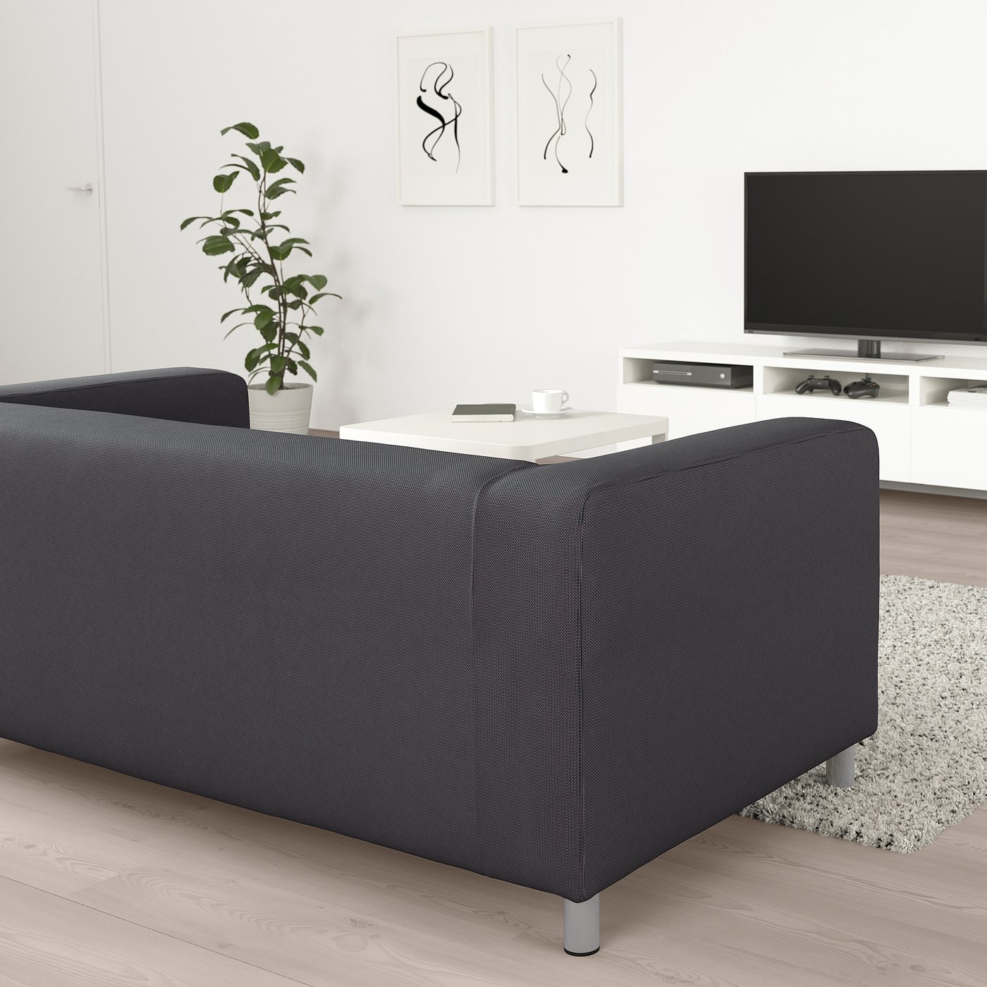 KLIPPAN 2-seat sofa, Vissle grey - IKEA