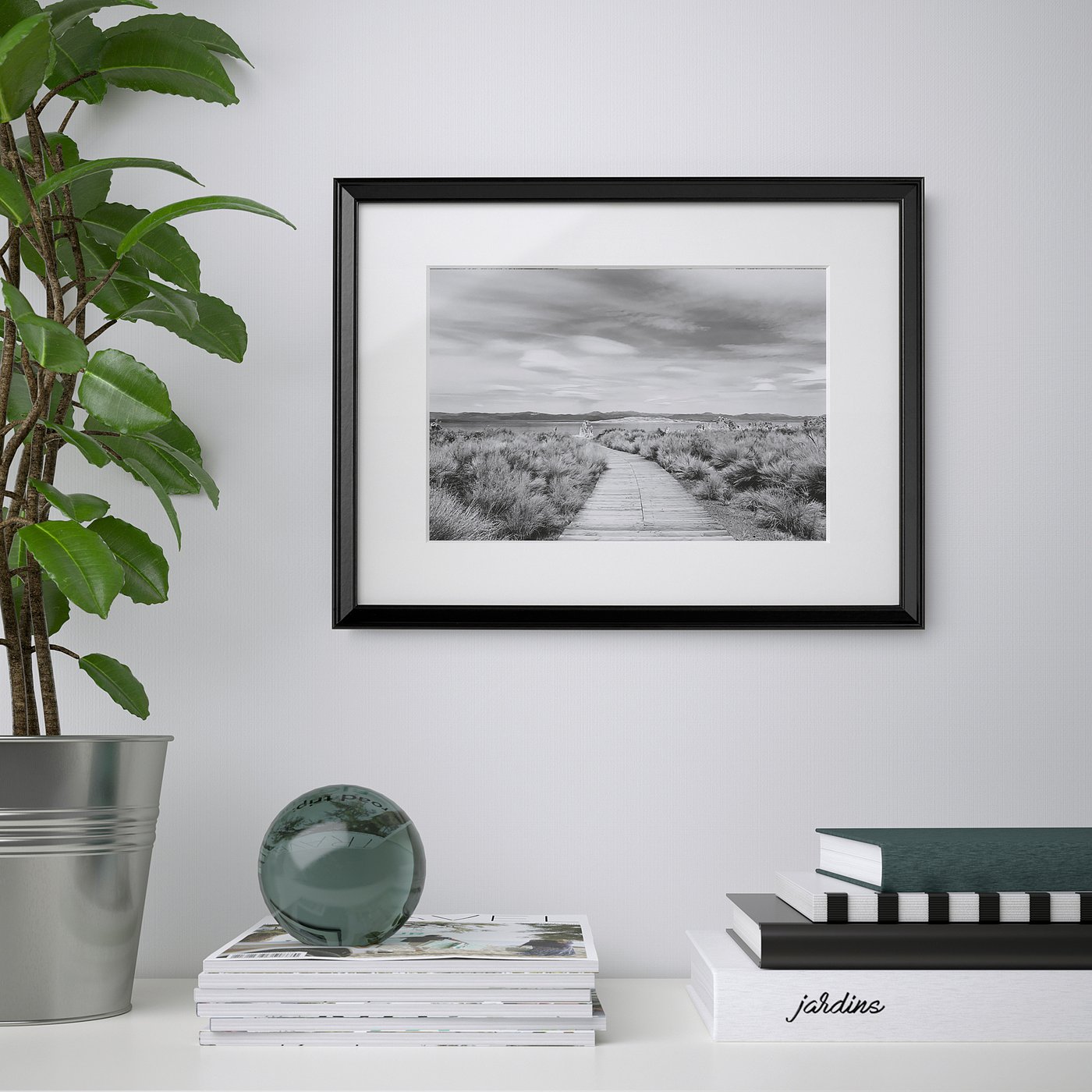 KNOPPÄNG Frame, black, 30x40 cm - IKEA