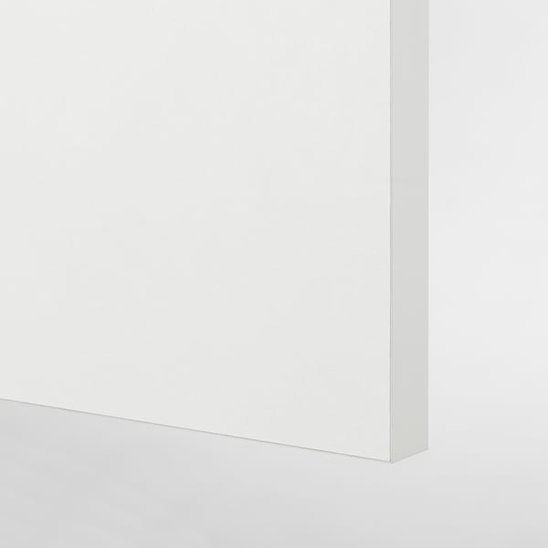 KNOXHULT Corner kitchen, white, 204x143x220 cm