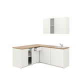 KNOXHULT Kitchen, white, 182x183x220 cm