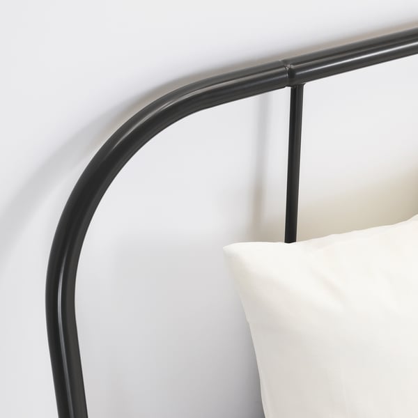 KOPARDAL Bed frame, grey/Luröy, 150x200 cm