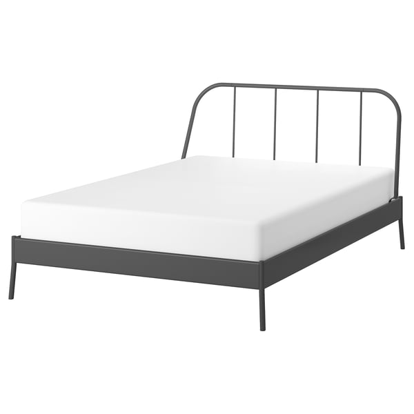 KOPARDAL Bed frame, grey/Luröy, 150x200 cm