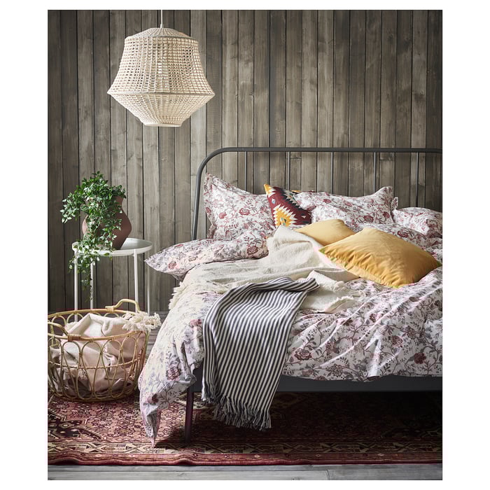 KOPARDAL bed frame, grey, 180x200 cm IKEA