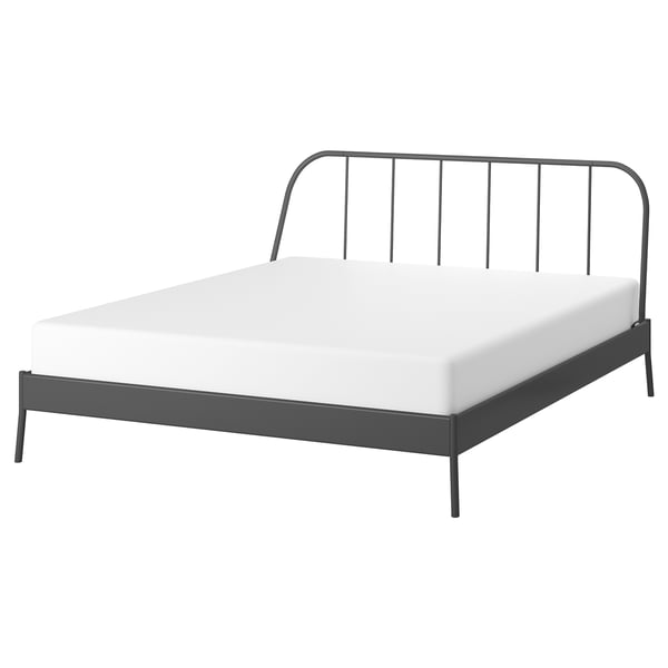 bed frame double grey