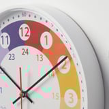 KORVTRÄD Wall clock, multicolour, 28 cm