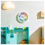 KORVTRÄD Wall clock, multicolour, 28 cm