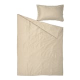 LÄKEVÄNDEROT Duvet cover and pillowcase, beige, 150x200/50x80 cm
