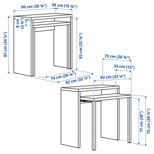 Illustration with measurements for the product: LÄNGDHOPP.
