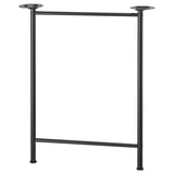 LAGKAPTEN / SPÄND Desk, white anthracite/black, 120x60 cm