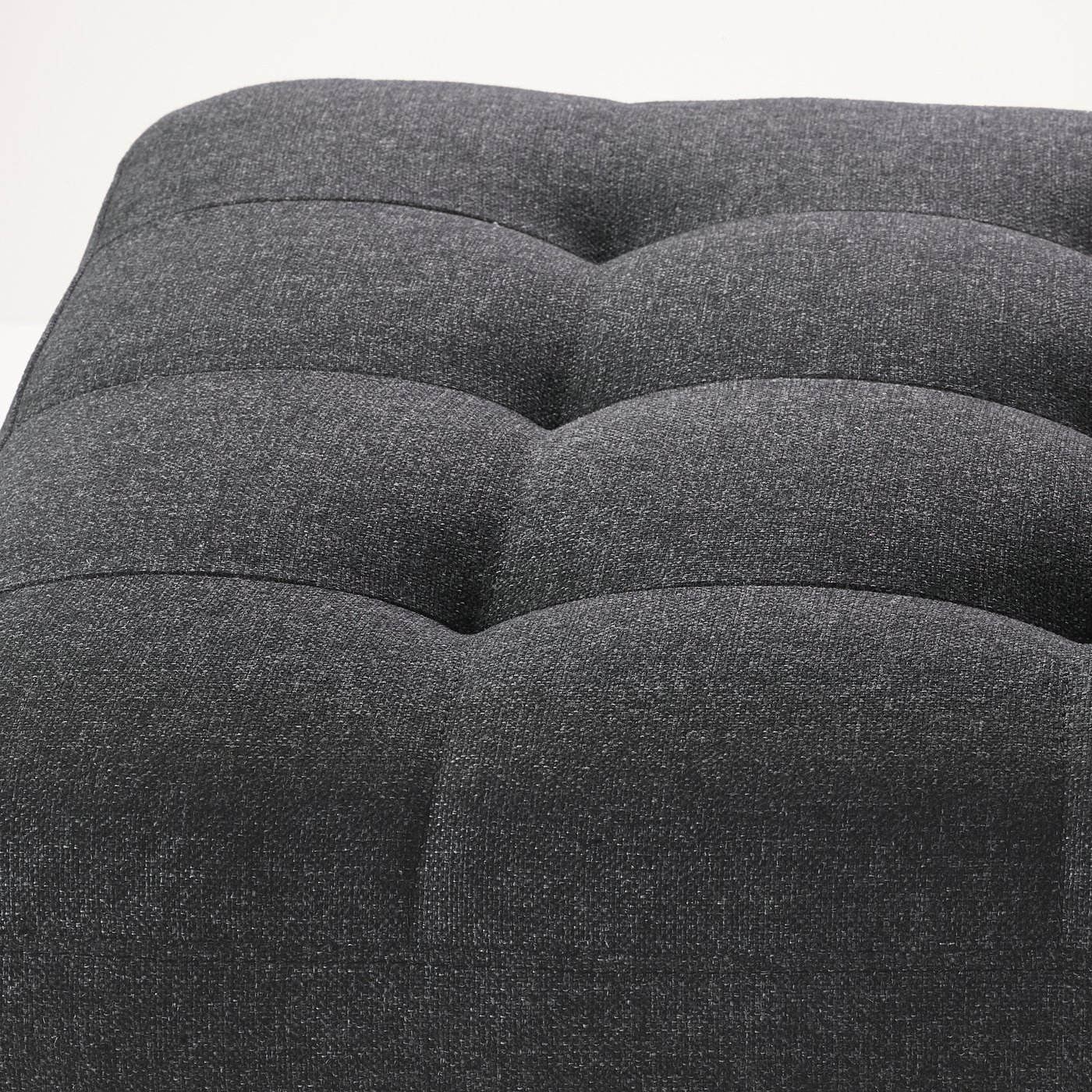 LANDSKRONA footstool, Gunnared dark grey/wood - IKEA