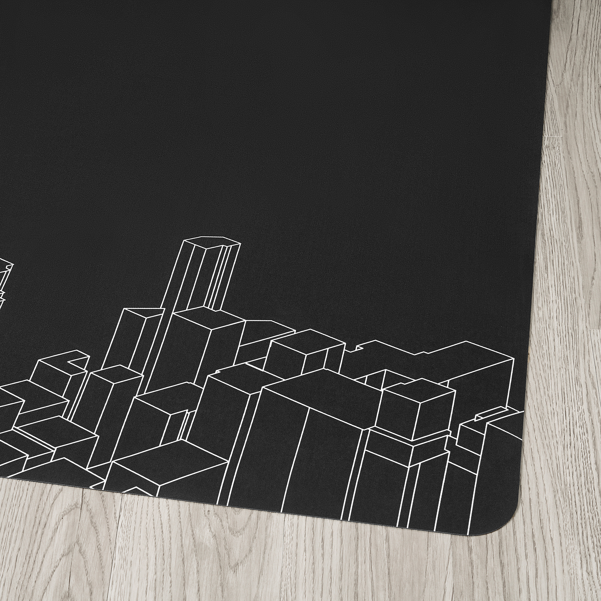 LÅNESPELARE Floor protector, 110x100 cm