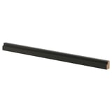 LERHYTTAN Deco strip, contoured edge, black stained, 221 cm