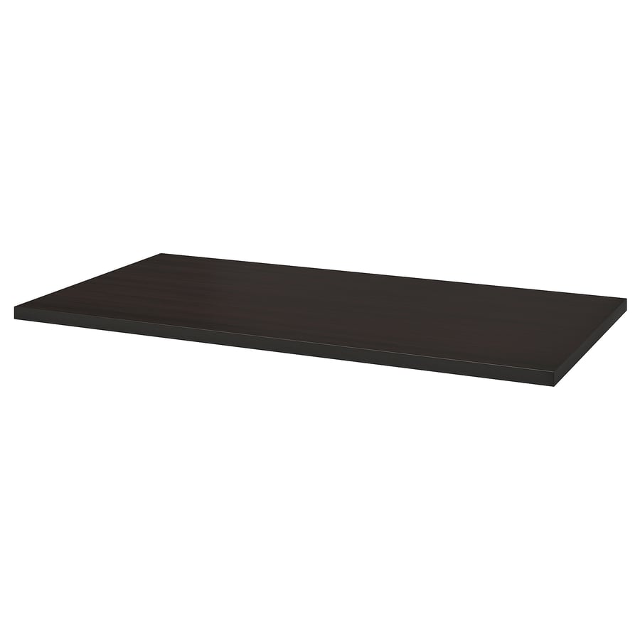 LINNMON Table top, black/plywood, 150x75 cm IKEA