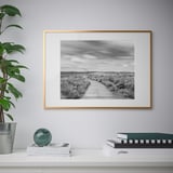 LOMVIKEN Frame, gold-colour, 50x70 cm