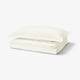 LUKTVICKER Duvet cover and pillowcase, white, 150x200/50x80 cm