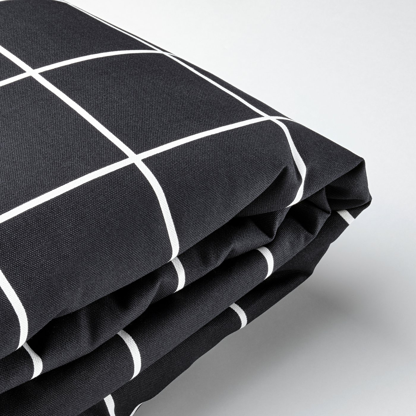 LYCKSELE Cover for 2seat sofabed, Lillsele white/black IKEA