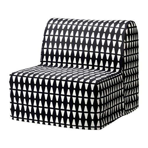 LYCKSELE MURBO Chairbed black/white IKEA