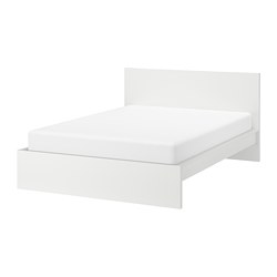 Malm Bed Frame High 150x200 Cm White Ikea