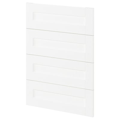METOD 4 fronts for dishwasher, Enköping white/wood effect, 60 cm