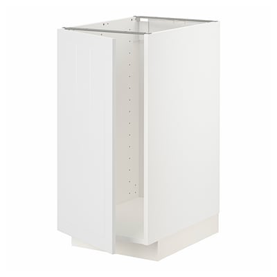 METOD Base cab f sink/waste sorting, white/Stensund white, 40x60x80 cm