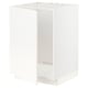 METOD Base cabinet for sink, white/Veddinge white, 60x60x80 cm