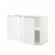 METOD Corner base cabinet with shelf, white/Stensund white, 128x68x80 cm