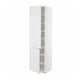 METOD High cabinet with shelves/2 doors, white/Stensund white, 60x60x220 cm